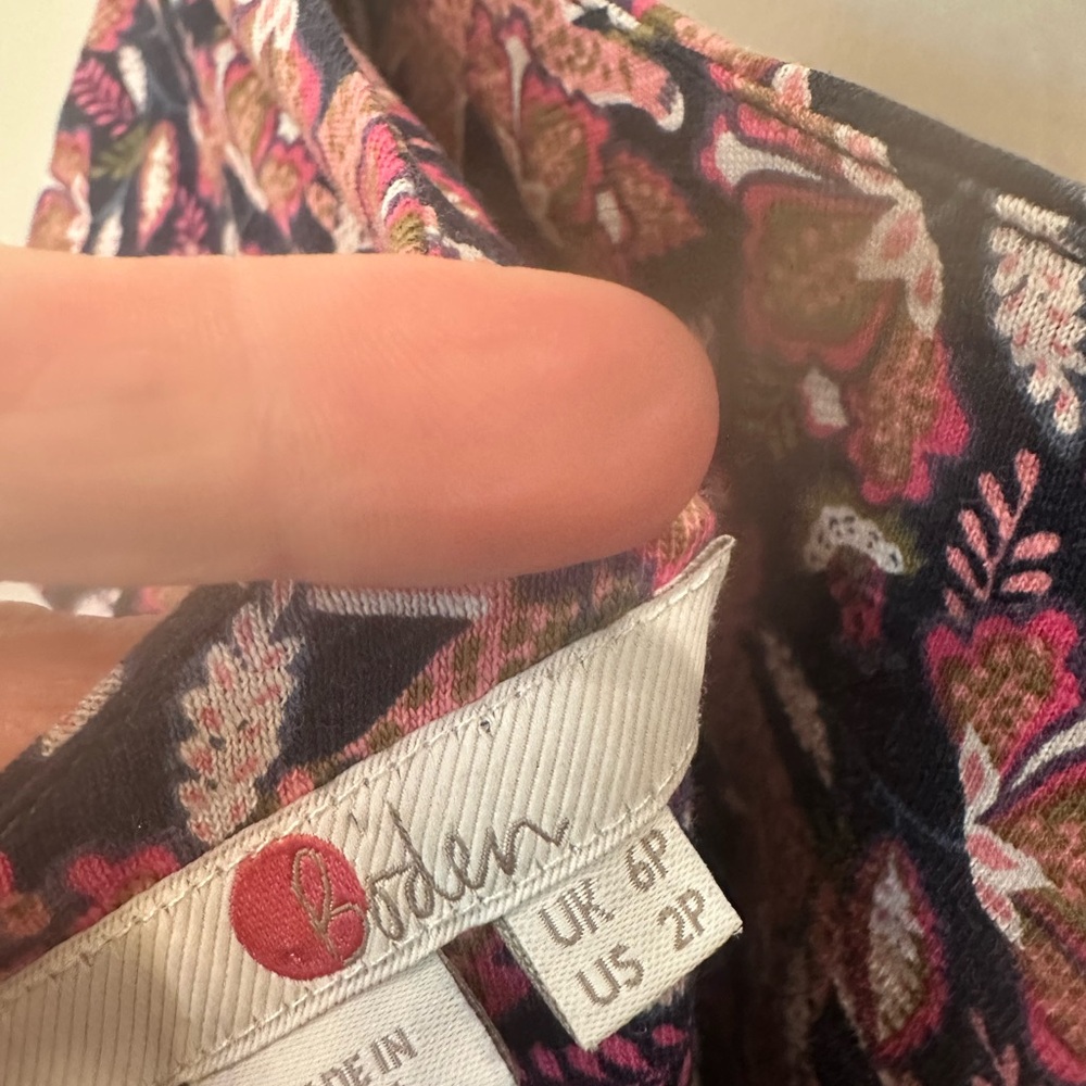 Boden Cheetah Blooms Jumpsuit - Picture 4 of 4